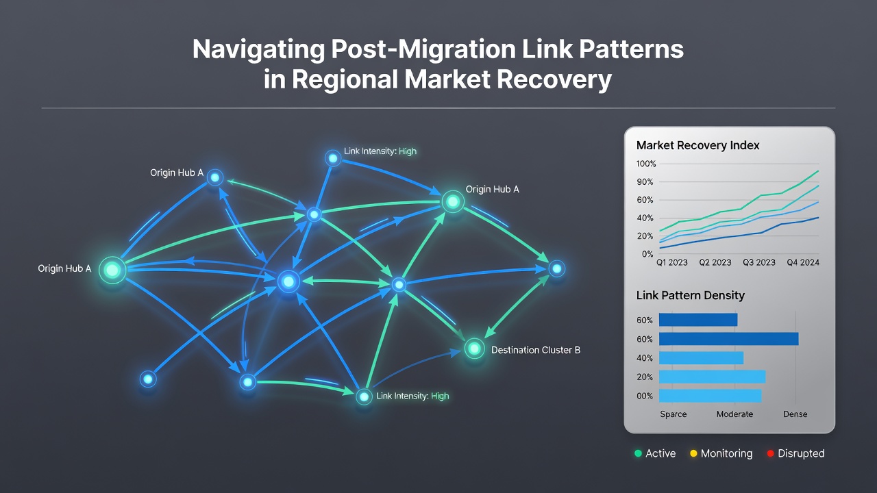 Detailed graphs illustrating crawl budget recovery timelines across multiple regional markets