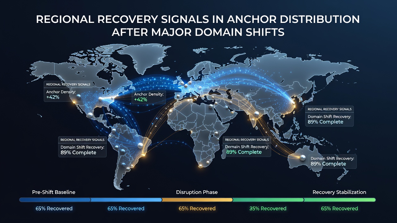 Regional Recovery Signals in Anchor Distribution After Major Domain Shifts