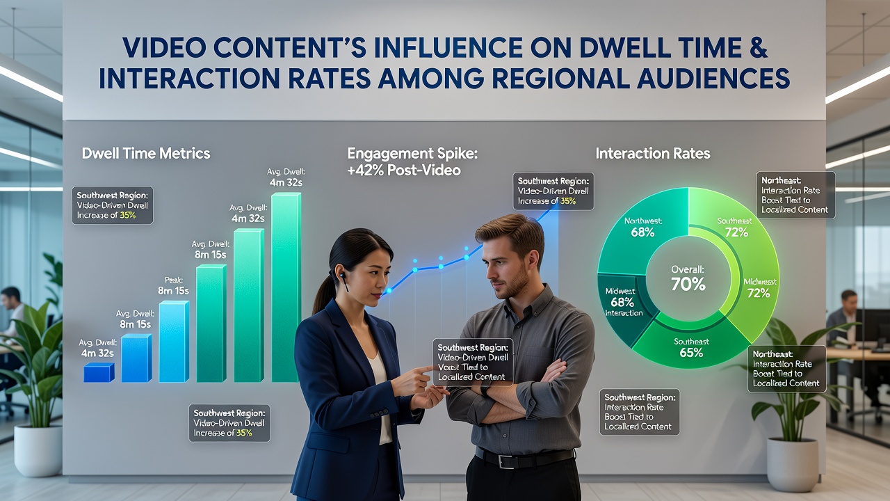 Audience interaction metrics displayed across regional video platforms